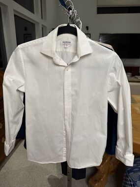 Isaac Mizrahi kid’s White Classic Dress Shirt